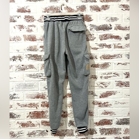 Baby Phat Cargo Joggers Heathered Gray Sweatpants Sz XS - Picture 4 of 8